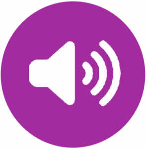 Purple Task Mammoth speaker alert icon